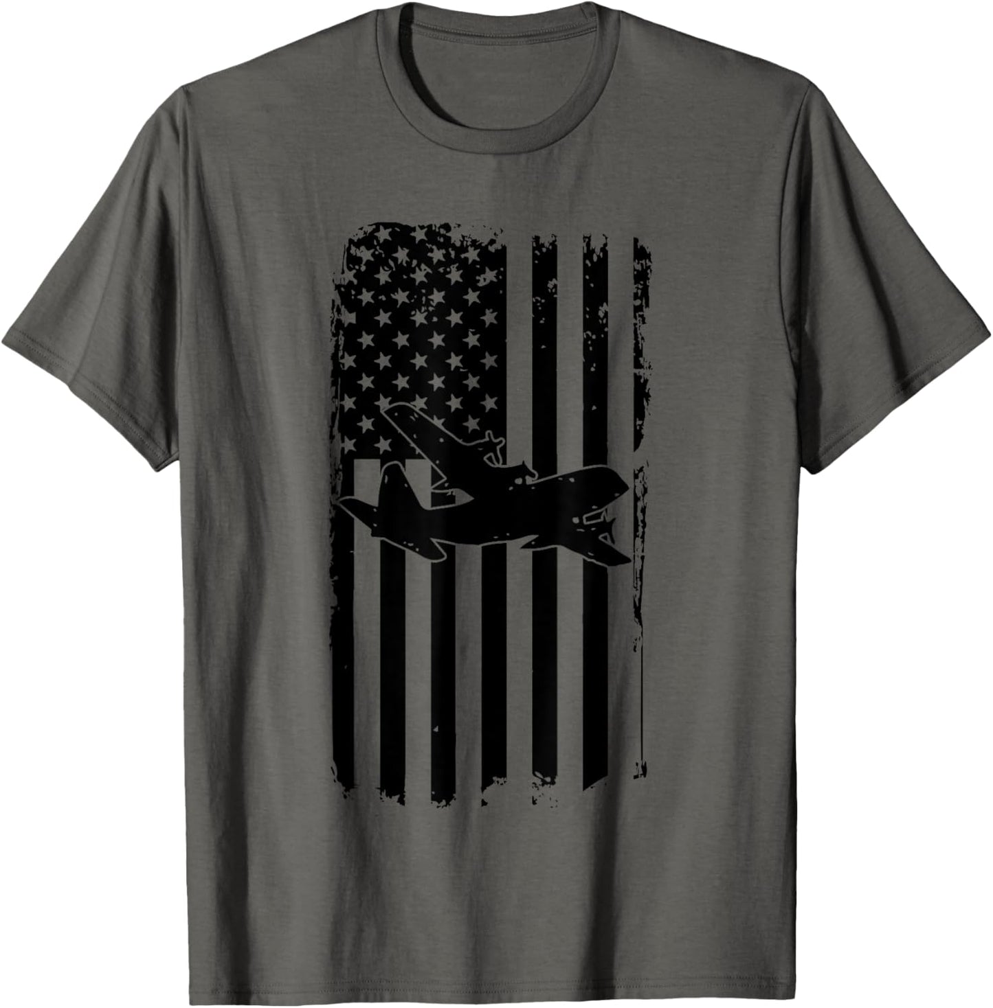 C-130 Airplane Retro Distressed Aircraft Pilot Shirt Gift T-Shirt