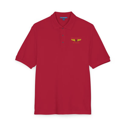 Embroidered Vintage Racing Crest Polo