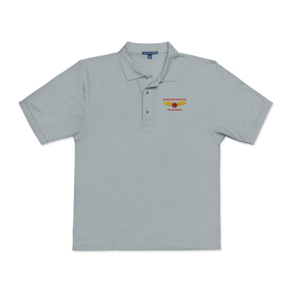 Embroidered Vintage Racing Crest Polo