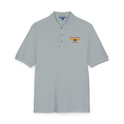 Embroidered Vintage Racing Crest Polo