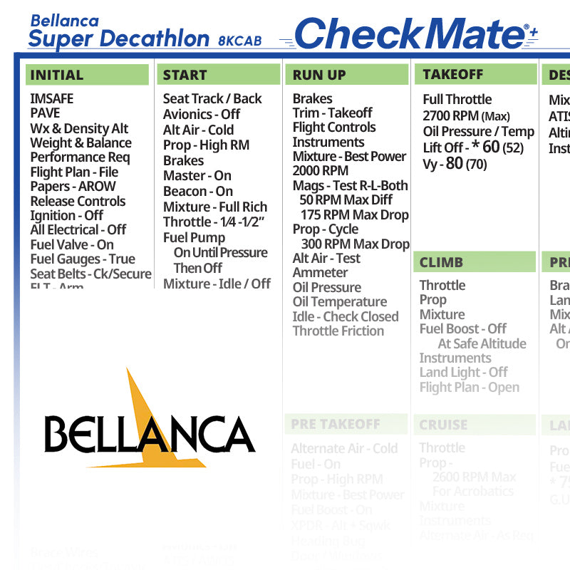 Bellanca / American Champion Super Decathlon 8KCAB 180 HP